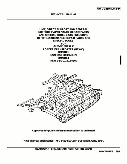 TM 9-1450-500-24P Technical Manual